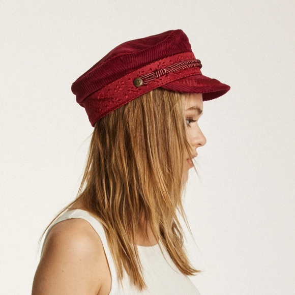 Free People Brixton Albany corduroy braided cap NWOT - Medium - Picture 3 of 8